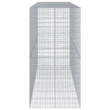 Gabion Basket with Cover 350x100x200 cm Galvanised Iron