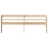 Headboard with Shelves 180 cm Solid Wood Pine