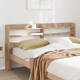 Headboard with Shelves 140 cm Solid Wood Pine