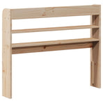 Headboard with Shelves 90 cm Solid Wood Pine
