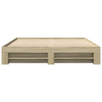 Bed Frame without Mattress Sonoma Oak 180x200cm Engineered Wood
