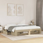Bed Frame without Mattress Sonoma Oak 180x200cm Engineered Wood