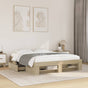 Bed Frame without Mattress Sonoma Oak 150x200cm Engineered Wood