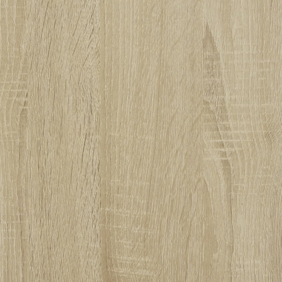 Bed Frame without Mattress Sonoma Oak 150x200cm Engineered Wood