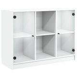 Sideboard White 102x37x75.5 cm Engineered Wood