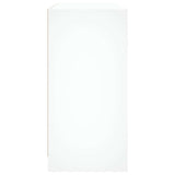 Sideboard White 102x37x75.5 cm Engineered Wood - Close-Up Angle