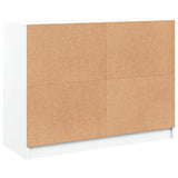 Sideboard White 102x37x75.5 cm Engineered Wood - Low Angle
