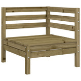 8 Piece Garden Sofa Set with Cushions Impregnated Wood Pine