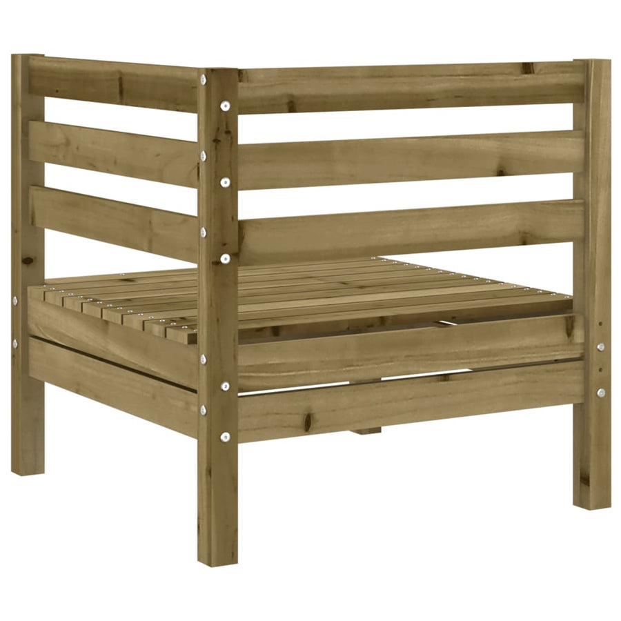 8 Piece Garden Sofa Set with Cushions Impregnated Wood Pine