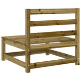 8 Piece Garden Sofa Set with Cushions Impregnated Wood Pine