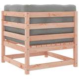 6 Piece Garden Sofa Set with Cushions Solid Wood Douglas Fir