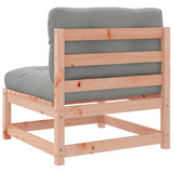 6 Piece Garden Sofa Set with Cushions Solid Wood Douglas Fir