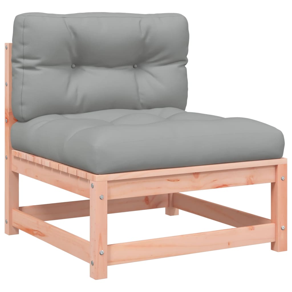 8 Piece Garden Sofa Set with Cushions Solid Wood Douglas Fir