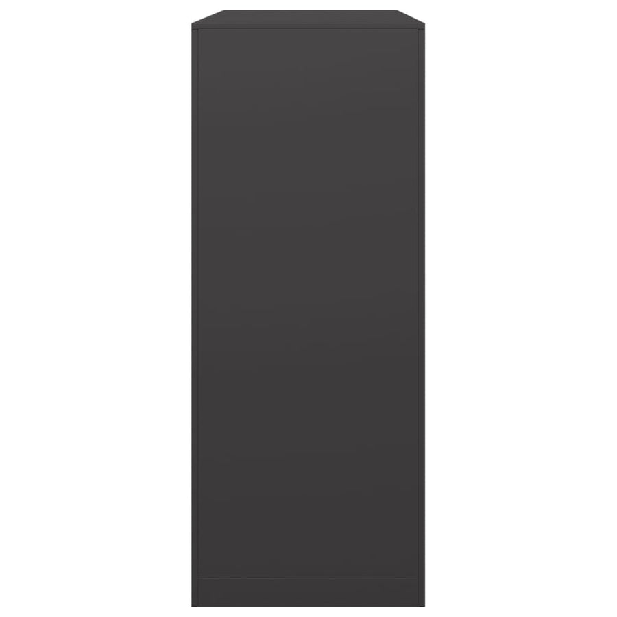 Firewood Rack Black 100x40x100 cm Steel