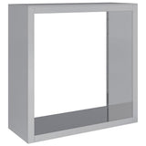 Firewood Rack 100x40x100 cm Galvanised Steel - Front View