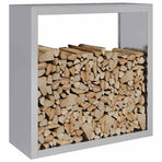 Firewood Rack 100x40x100 cm Galvanised Steel