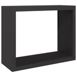 Firewood Rack Black 100x40x80 cm Steel - Front View