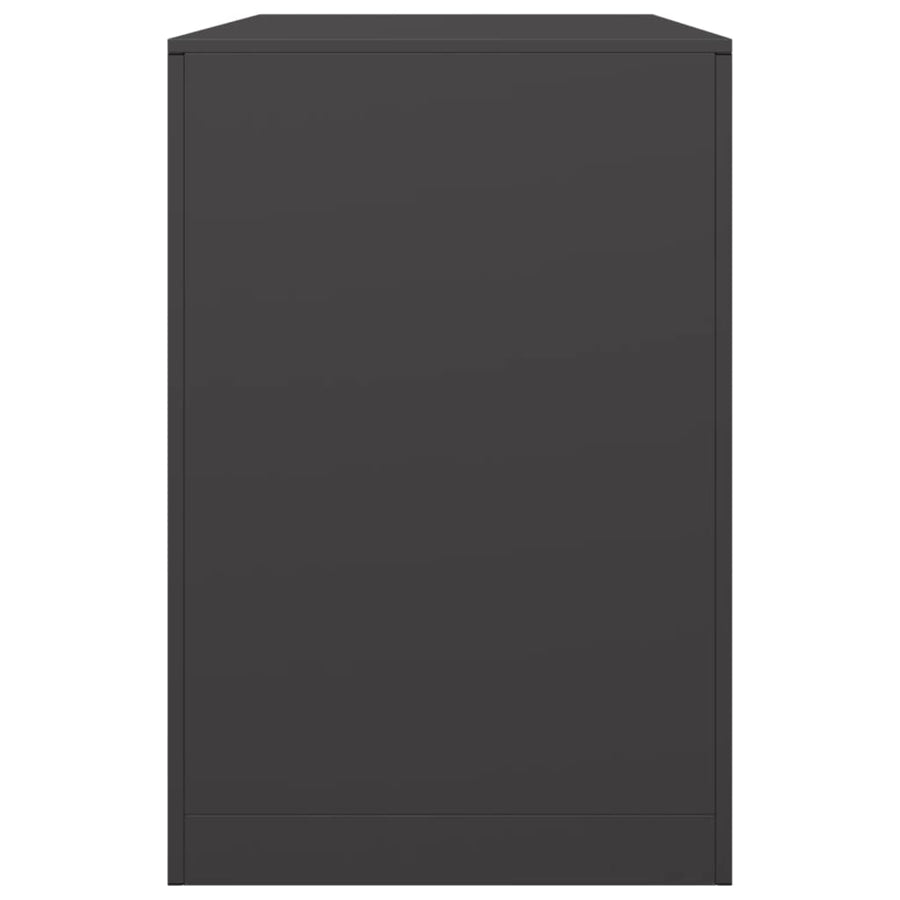 Firewood Rack Black 100x40x60 cm Steel