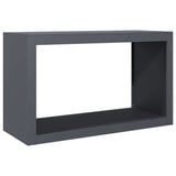 Firewood Rack Anthracite 100x40x60 cm Steel - Front View