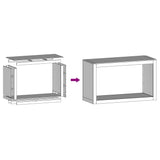 Firewood Rack Anthracite 100x40x60 cm Steel - Low Angle