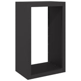 Firewood Rack Black 60x40x100 cm Steel