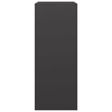 Firewood Rack Black 60x40x100 cm Steel