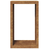 Firewood Rack 60x40x100 cm Weathering Steel - 45-Degree Angle