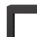 Firewood Rack Black 60x40x80 cm Steel - Close-Up Angle