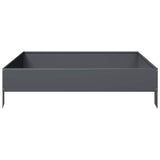 Garden Raised Bed Anthracite 100x100x26 cm Steel - 45-Degree Angle