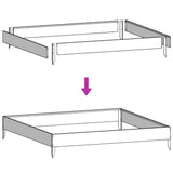 Garden Raised Bed Anthracite 100x100x41 cm Steel
