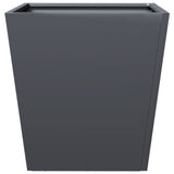 Garden Planter Anthracite 40x40x40 cm Steel - 45-Degree Angle