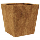 Garden Planter 40x40x40 cm Weathering Steel - Close-Up Angle