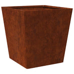 Garden Planters 2 pcs 40x40x40 cm Weathering Steel
