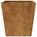 Garden Planters 2 pcs 40x40x40 cm Weathering Steel