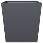 Garden Planters 2 pcs Anthracite 50x50x50 cm Steel