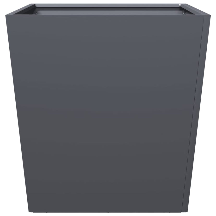 Garden Planters 2 pcs Anthracite 50x50x50 cm Steel