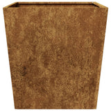 Garden Planters 2 pcs 50x50x50 cm Weathering Steel