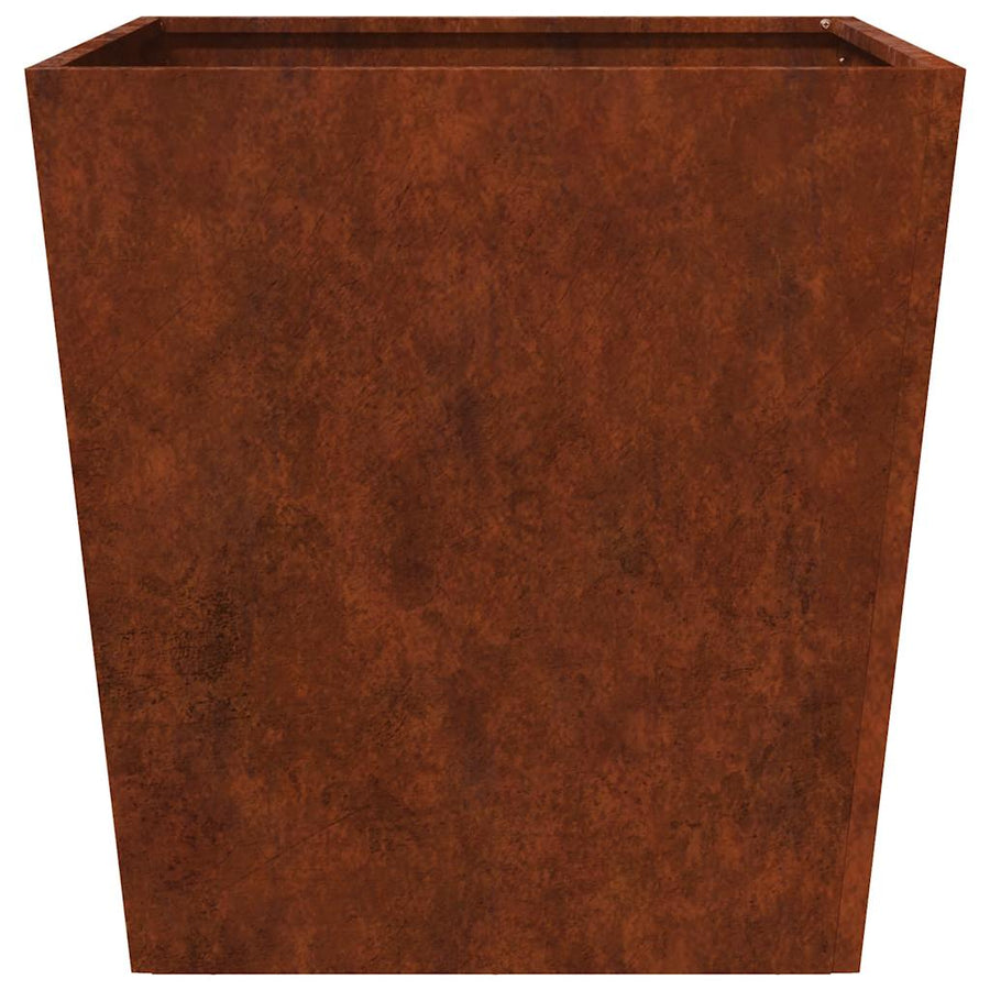 Garden Planters 2 pcs 50x50x50 cm Weathering Steel