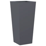 Garden Planters 2 pcs Anthracite 35x35x75 cm Steel - Low Angle