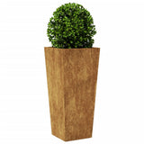 Garden Planters 2 pcs 35x35x75 cm Weathering Steel