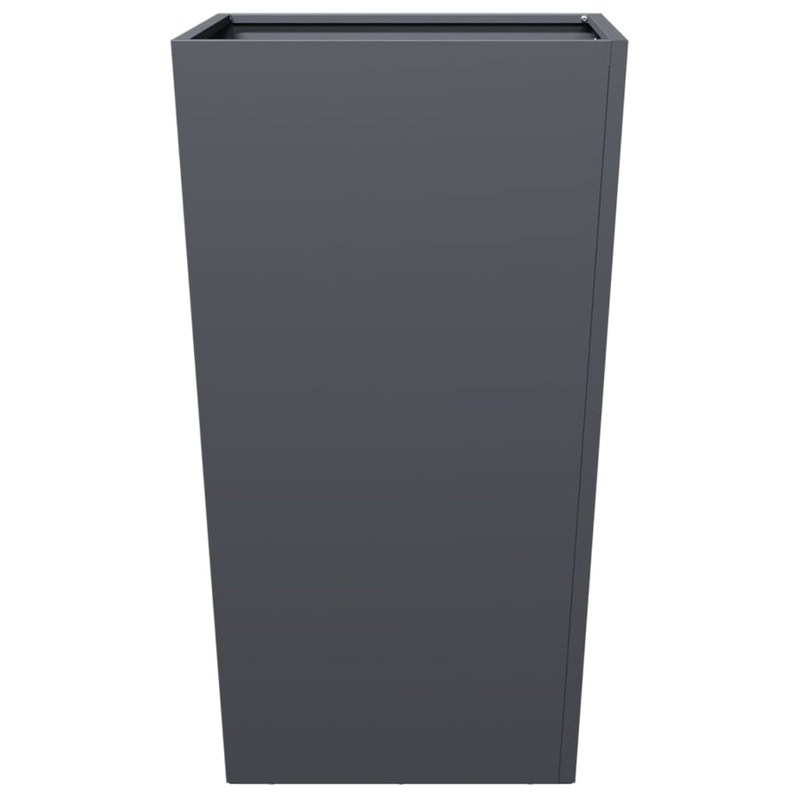 Garden Planter Anthracite 45x45x75 cm Steel