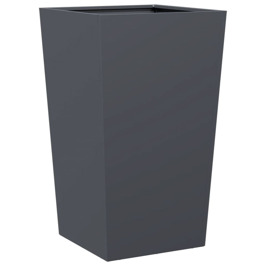 Garden Planter Anthracite 45x45x75 cm Steel