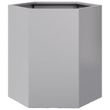 Garden Planters 2 pcs Hexagon 46x40x45 cm Galvanized Steel - Extra Image