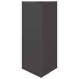 Garden Planter Black Triangular 40x34.5x70 cm Steel - Front View