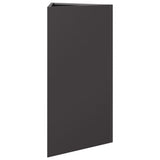 Garden Planter Black Triangular 40x34.5x70 cm Steel - Top-Down View