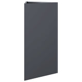 Garden Planter Anthracite Triangular 40x34.5x70 cm Steel