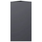 Garden Planter Anthracite Triangular 40x34.5x70 cm Steel