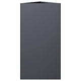 Garden Planter Anthracite Triangular 40x34.5x70 cm Steel - 45-Degree Angle
