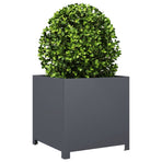 Garden Planter Anthracite 50x50x50 cm Steel