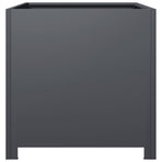 Garden Planter Anthracite 50x50x50 cm Steel